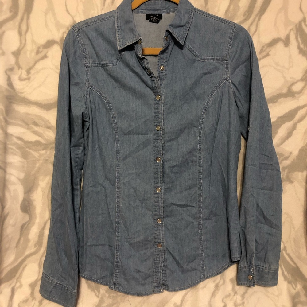Denim Button Up